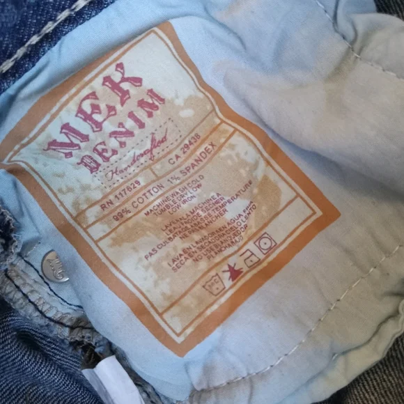 MEK Denim Anchorage Lowrise Bootcut Jeans size 27 - Picture 2 of 8